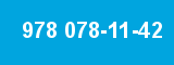 978 078-11-42